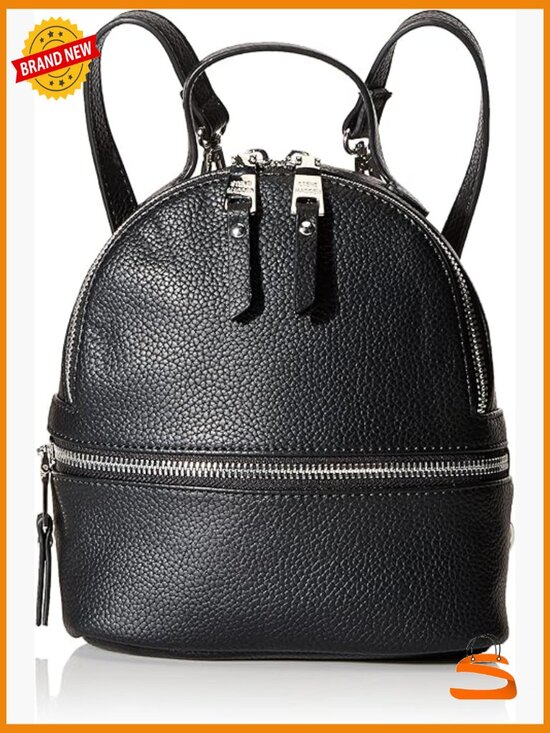 Faux Leather Fashion Backpack with Adjustable Straps main image 7